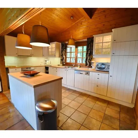 Beautiful Wooden Chalet With Large Garden And Balcony, Located In
